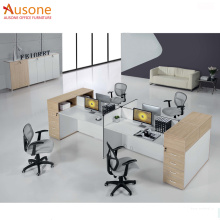 All Panel Office Work station with Overhead Cabinet